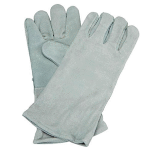 l001129 glove leather chrome short 10.5'